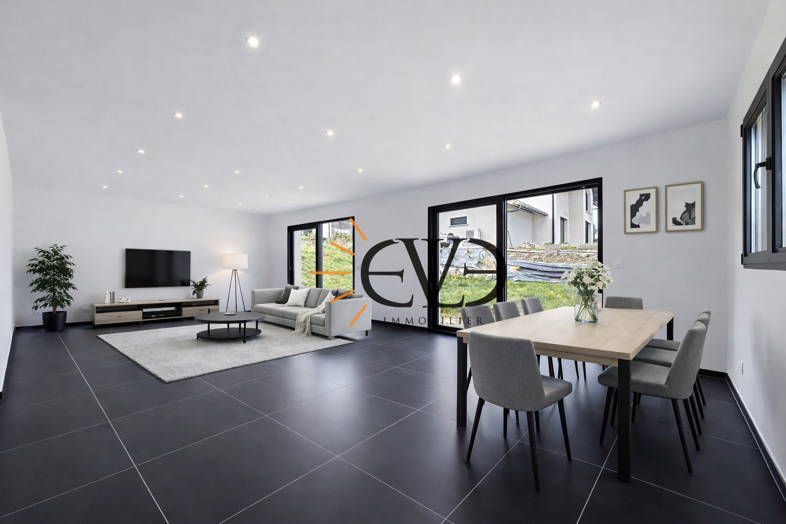 À VENDRE   L’Évidence, Maison individuelle neuve de 130 m2 à Saint-Cergues   À 1 minute du CEVA