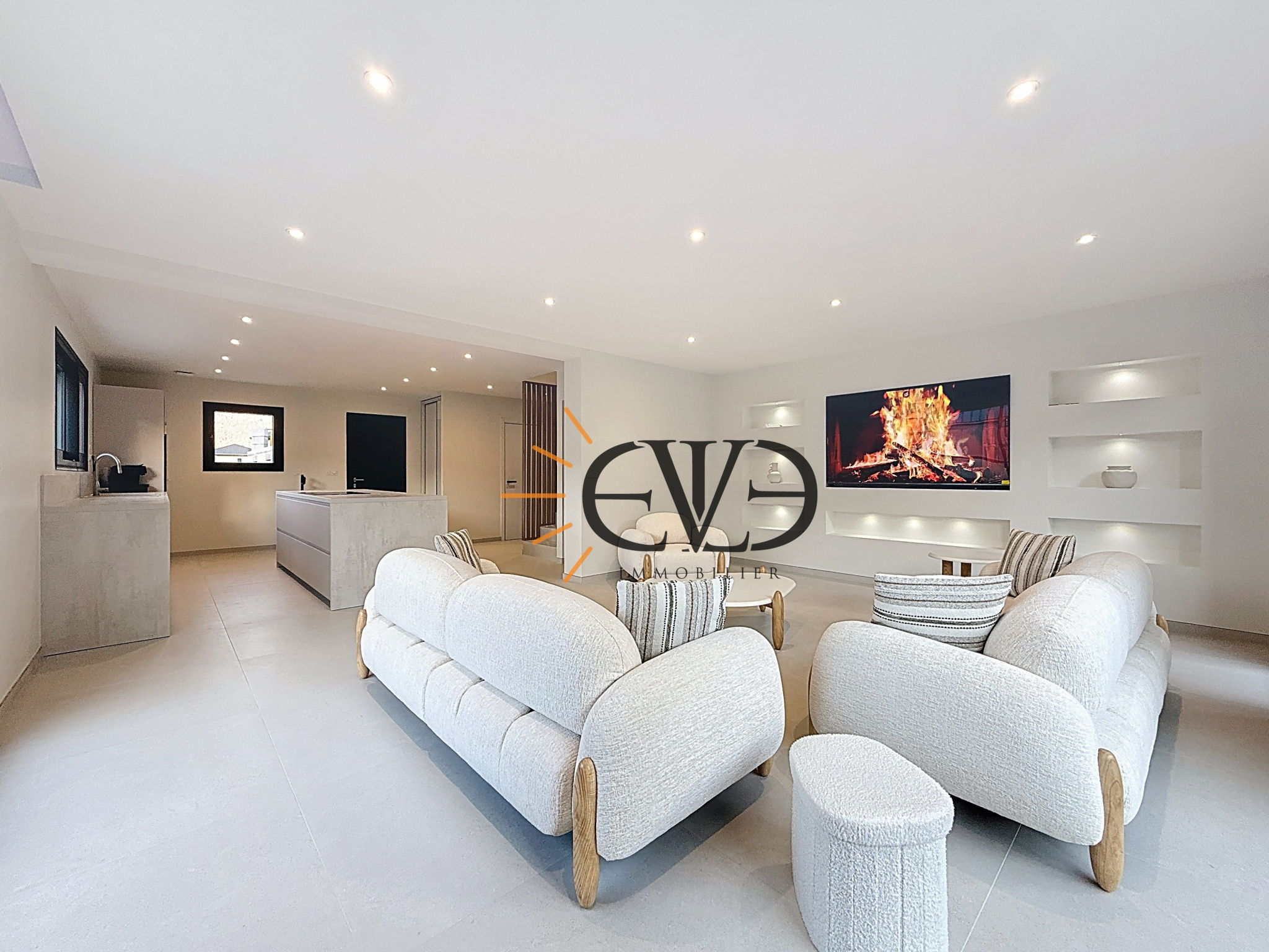 À VENDRE   La Contemporaine   Villa mitoyenne neuve de 122 m2   Saint-Pierre-en-Faucigny