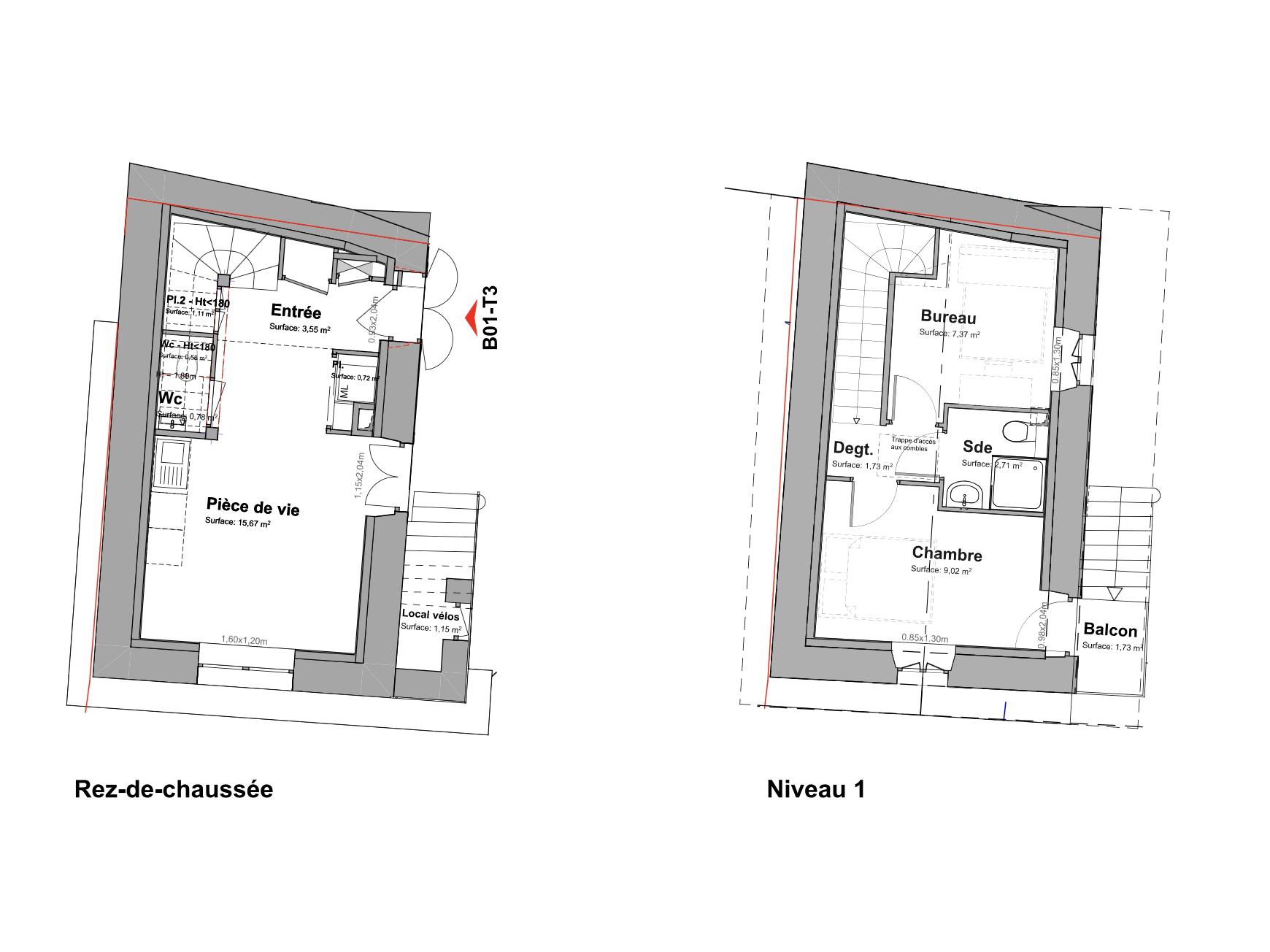 À VENDRE   « Le Panorama » Maison individuelle T3 avec jardin   À partir de 165 000 € HORS D’EAU / HORS D’AIR